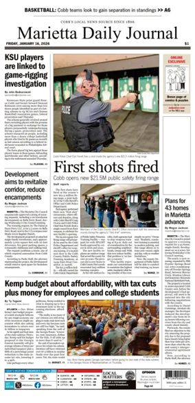 Cover of Marietta Daily Journal