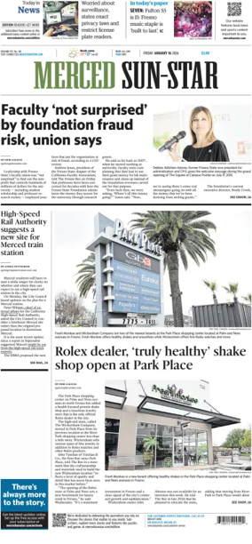 Cover of Merced Sun-Star