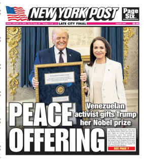 Cover of New York Post