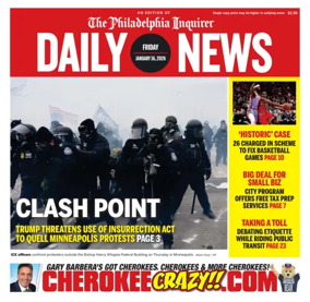 Cover of Philadelphia Daily News
