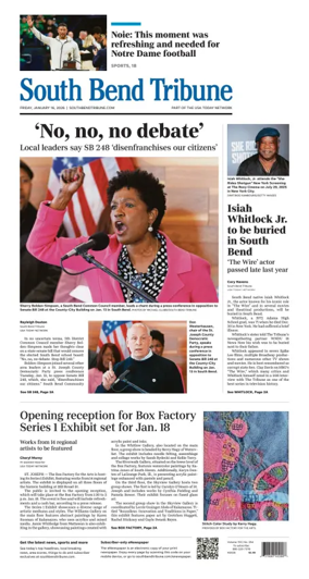 Cover of South Bend Tribune