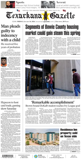 Cover of Texarkana Gazette