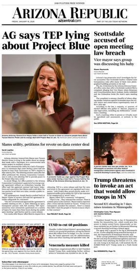 Cover of The Arizona Republic