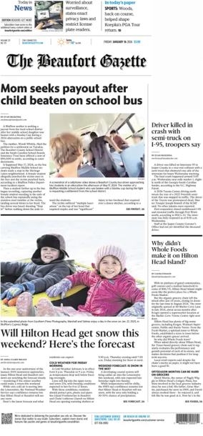 Cover of The Beaufort Gazette