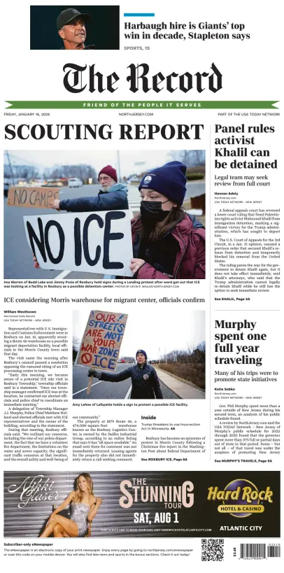 Cover of The Bergen Record