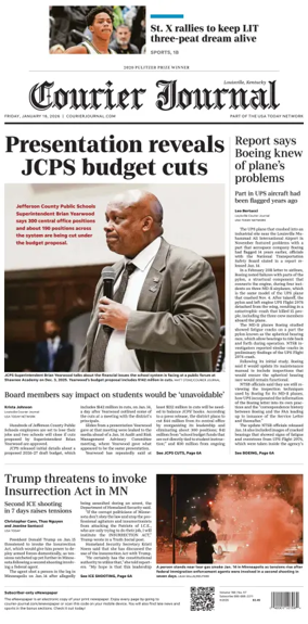 Cover of The Courier-Journal (Louisville)