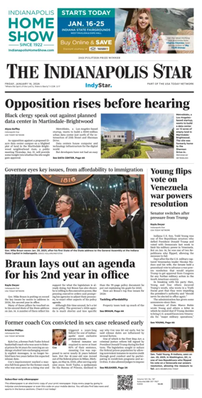 Cover of The Indianapolis Star