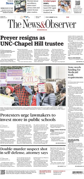 Cover of The News & Observer