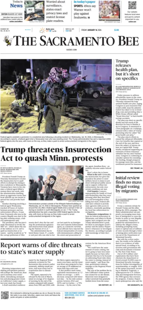 Cover of The Sacramento Bee