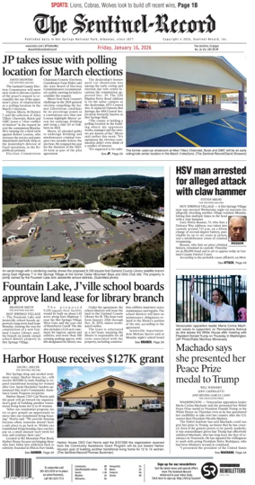 Cover of The Sentinel-Record