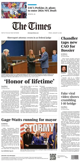 Cover of The Times (Shreveport)