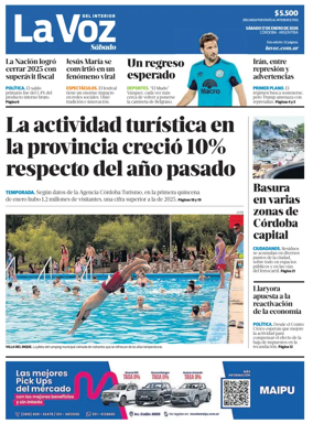 Cover of La Voz del Interior