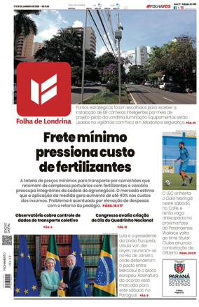 Cover of Folha de Londrina