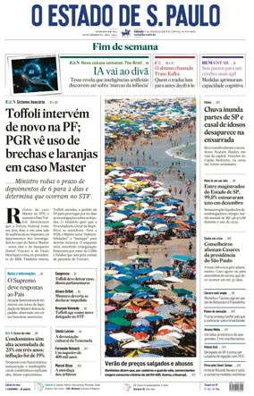 Cover of O Estado de S. Paulo