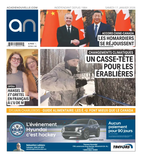 Cover of Acadie Nouvelle