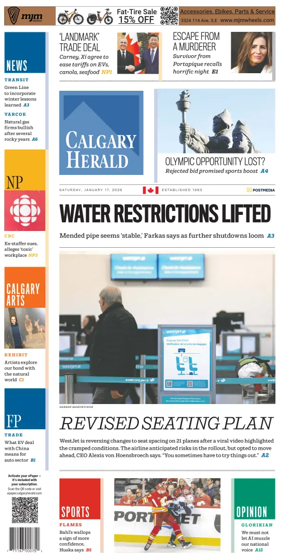 Cover of Calgary Herald
