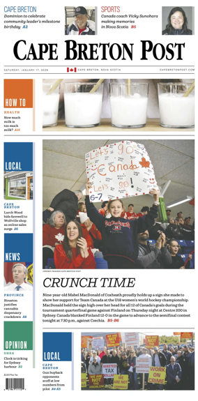 Cover of Cape Breton Post