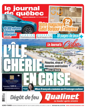 Cover of Le Journal de Quebec