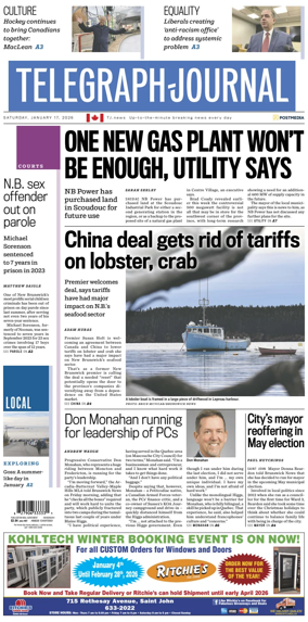 Cover of Telegraph-Journal