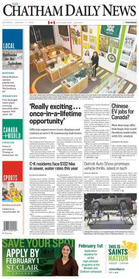 Cover of The Chatham Daily News