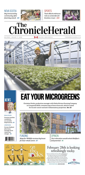 Cover of The Chronicle Herald (Provincial)