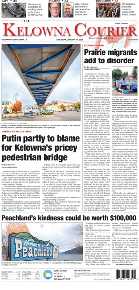 Cover of The Daily Courier