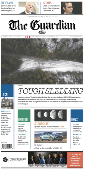 Cover of The Guardian (Charlottetown)