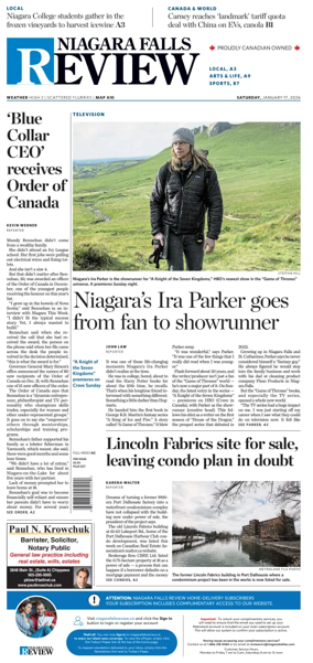 Cover of The Niagara Falls Review