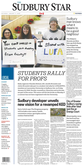 Cover of The Sudbury Star