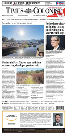 Cover of Times Colonist