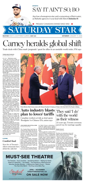 Cover of Toronto Star