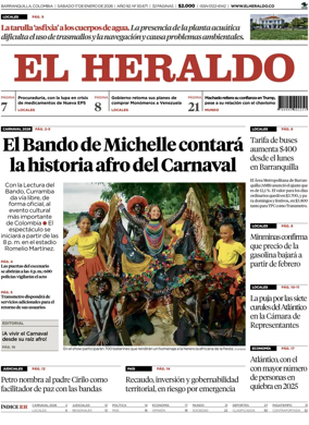 Cover of El Heraldo (Colombia)