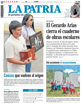 Cover of La Patria (Colombia)