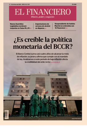 Cover of El Financiero (Costa Rica)