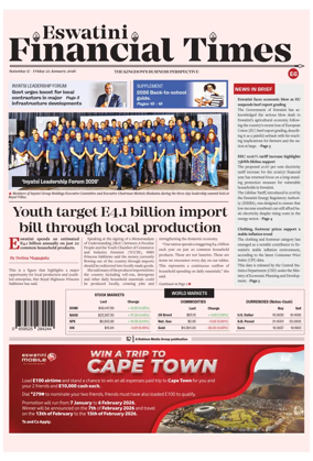 Cover of Eswatini Financial Times