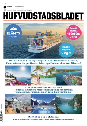 Cover of Hufvudstadsbladet