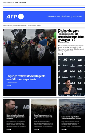 Cover of AFP English