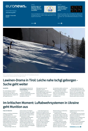 Cover of Euronews (German Edition)