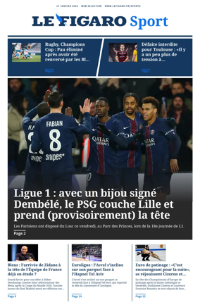 Cover of Le Figaro Sport