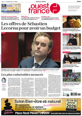 Cover of Ouest France (Dinan)