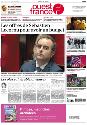 Cover of Ouest France (Orne)