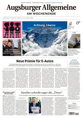 Cover of Augsburger Allgemeine (Land West)