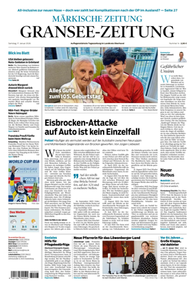 Cover of Gransee-Zeitung