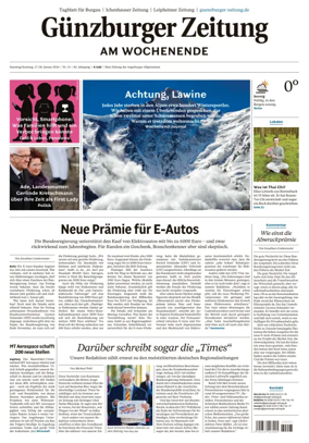 Cover of Guenzburger Zeitung