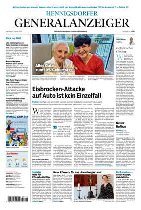 Cover of Hennigsdorfer Generalanzeiger
