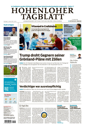 Cover of Hohenloher Tagblatt