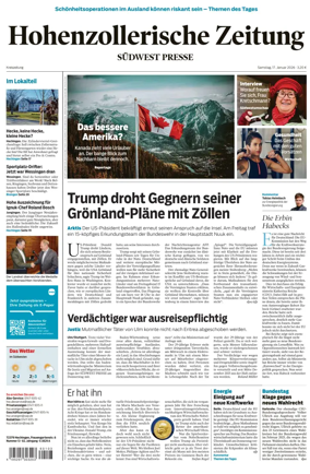 Cover of Hohenzollerische Zeitung