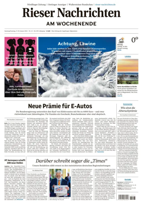 Cover of Rieser Nachrichten