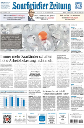 Cover of Saarbruecker Zeitung