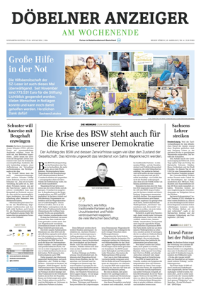 Cover of Sachsische Zeitung (Dobeln)